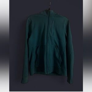 lululemon athletica Men's Deep Teal Zip-Up Sweater
